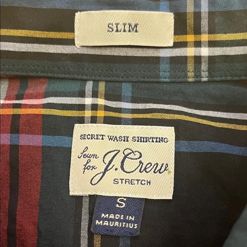 J. Crew vibrant plaid